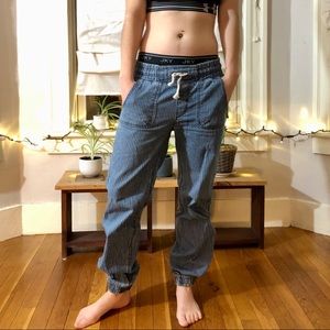 H&M Pinstripe Joggers